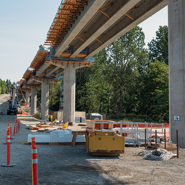 Federal Way Link Extension construction